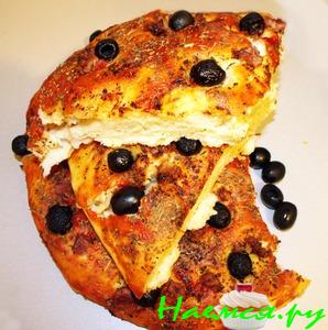 Средиземноморский хлеб с беконом