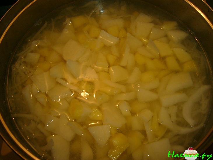 Борщ с куриными фрикадельками Борщ с куриными фрикадельками