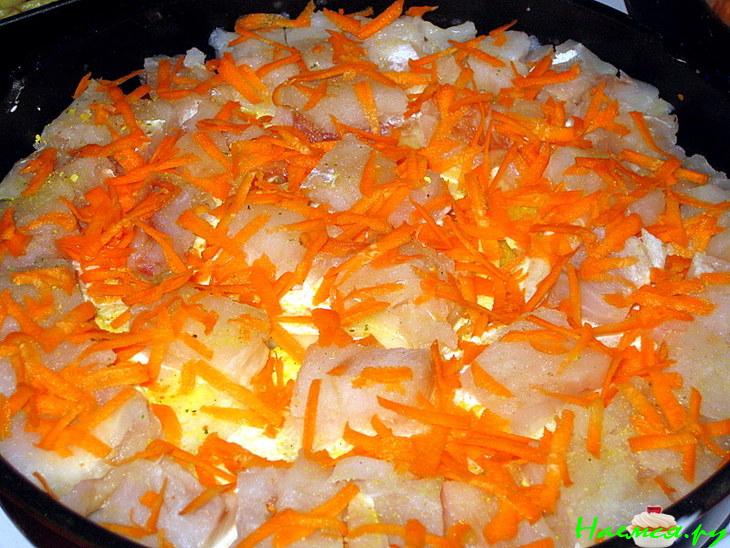 Рыбная запеканка (океанический окунь)