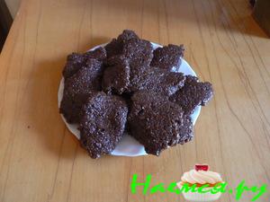 Печенье с овсяными хлопьями Печенье с овсяными хлопьями