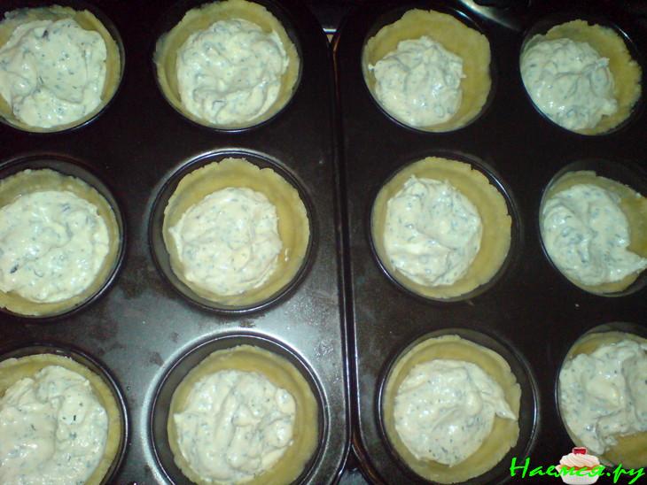 Тарталетки с творожным сыром Тарталетки с творожным сыром