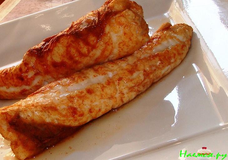 Филе Морского чёрта с соусом Филе Морского чёрта с соусом