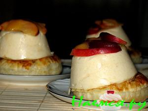 Персиково-сливочное пирожное