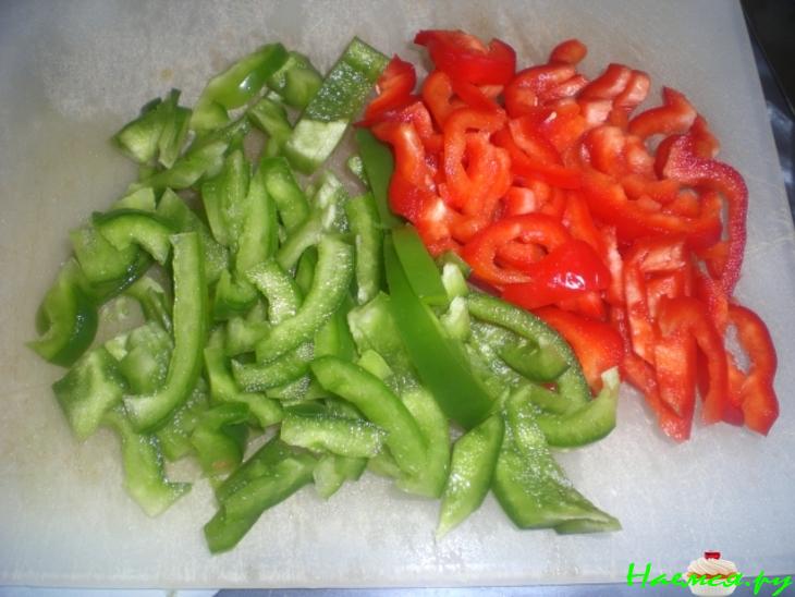 Салат из зелёной стручковой фасоли