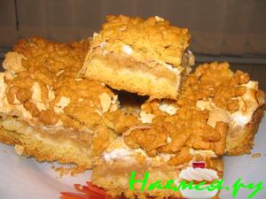 Яблочный пирог с безе