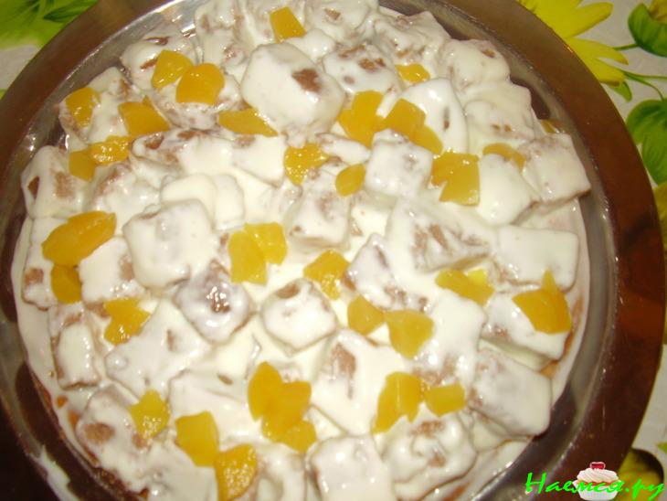 Торт 'Панчо' с кремом на сгущенном молоке