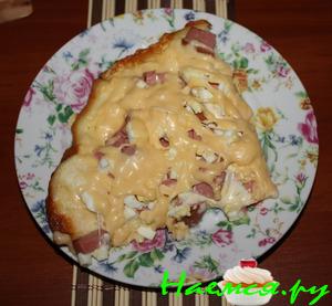 Пицца с колбасой "Минутка"