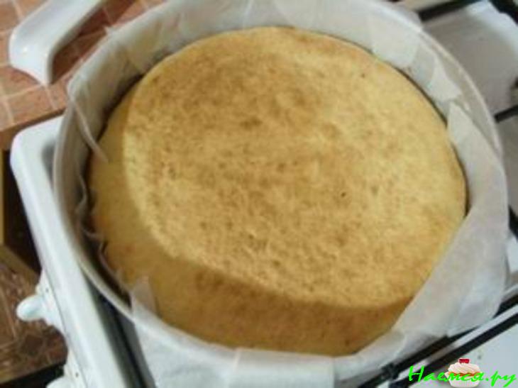 Торт "Голубая лагуна" из кокосовой стружки