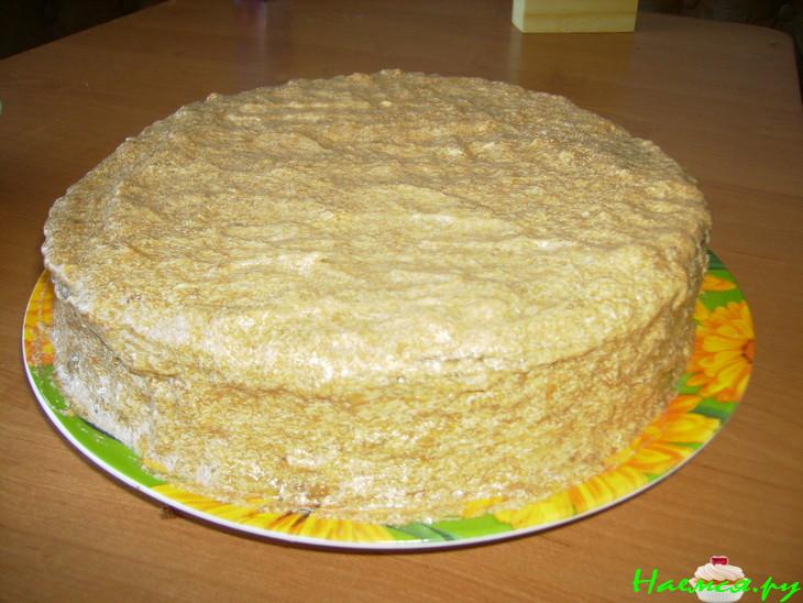 Банановый бисквитный тортик