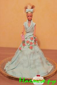 Торт "Барби" из заварного теста