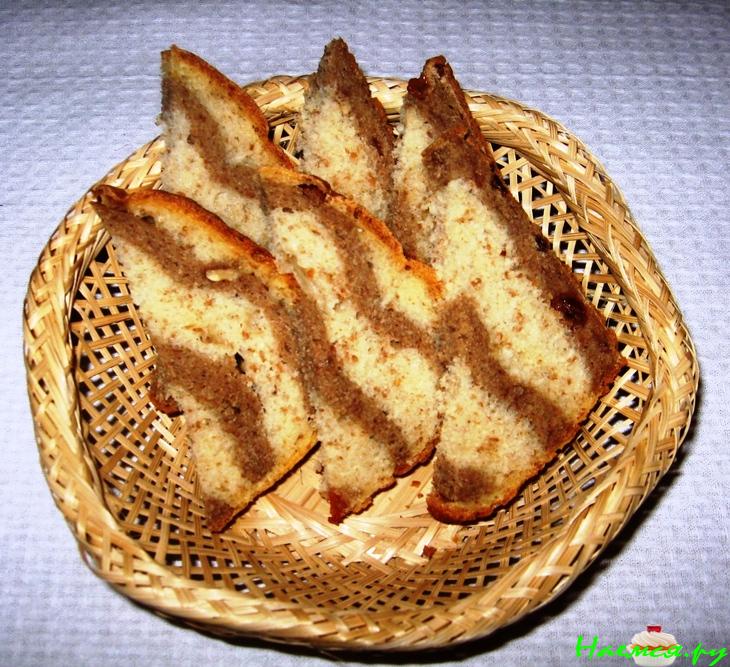 Постный &laquo;полосатый&raquo; хлеб