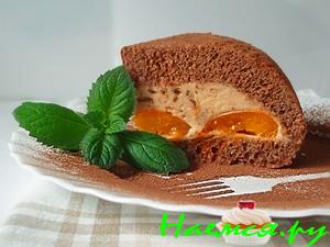 Шоколадно-абрикосовый купол