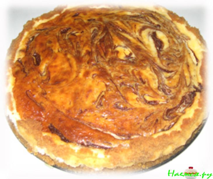 Шоколадно-ванильный чизкейк&nbsp; 