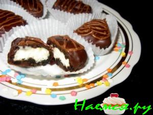 Конфеты-суфле с фруктовой прослойкой