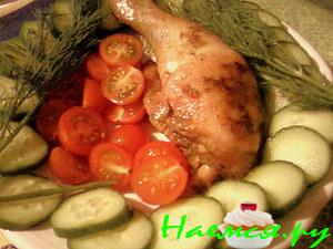 Куриная голень в маринаде