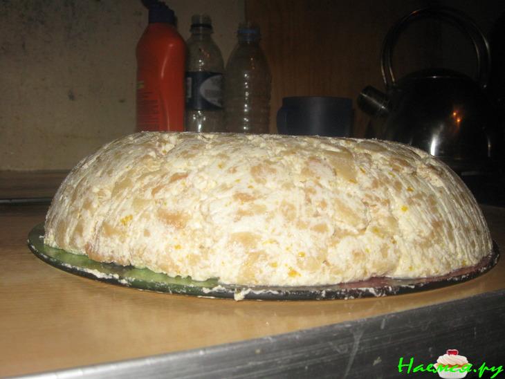 Торт "Пломбир" в шоколадной глазури Торт "Пломбир" в шоколадной глазури