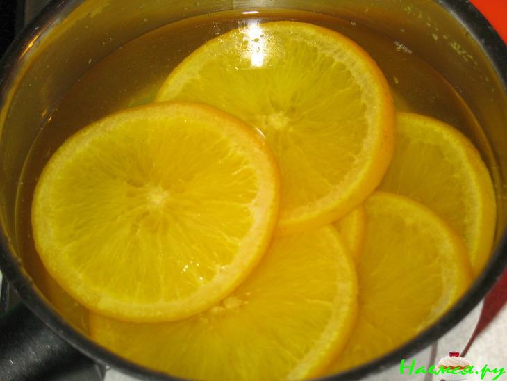 Торт с малиной и глазированными апельсинами &laquo;Солнышко для Иришки&raquo;