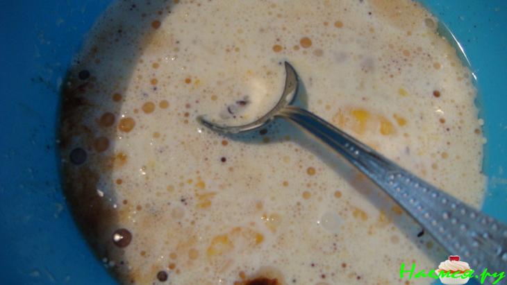 Яблочный пирог с грецкими орешками