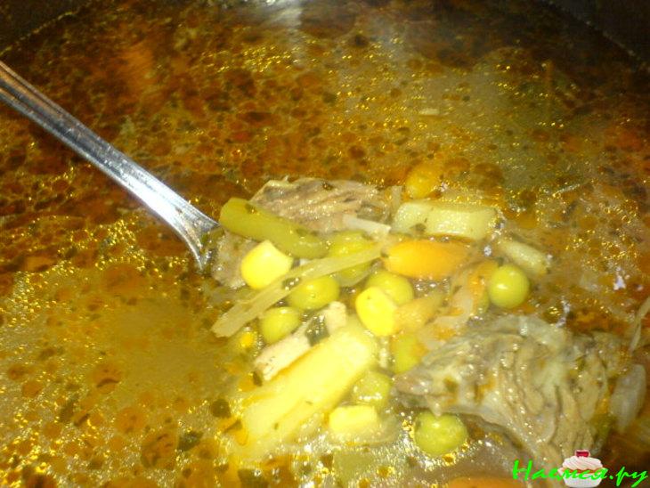 Суп с овощами "Пёстрая фантазия"