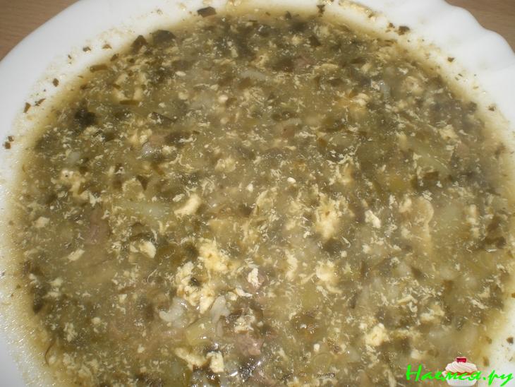 Суп из щавеля