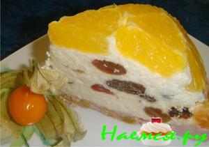 Творожный торт без выпечки