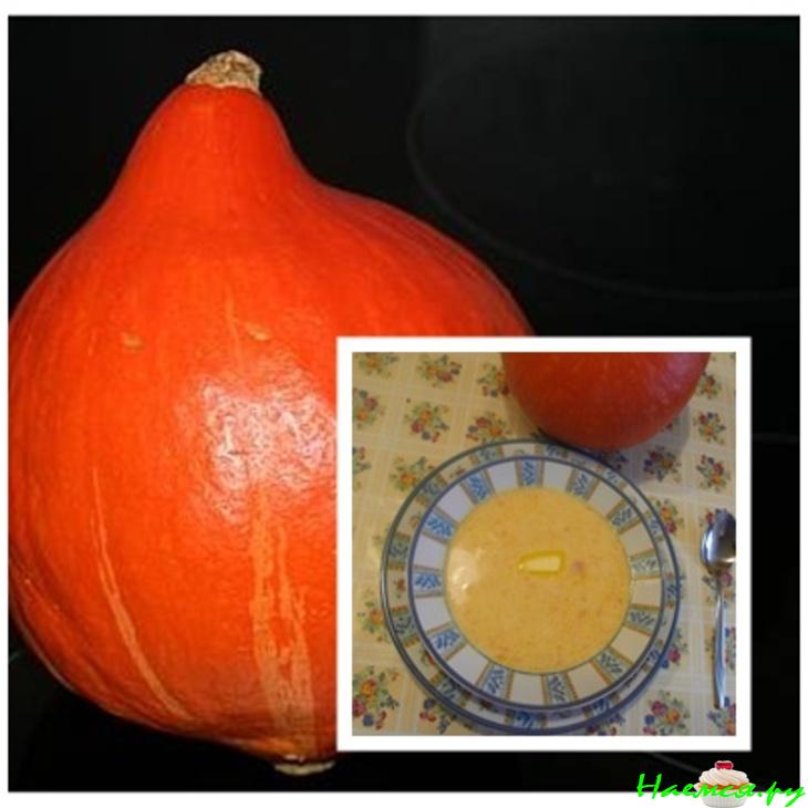 Суп молочный с тыквой