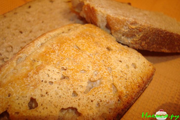 Полезный хлебушек из ЦЕЛЬНОЙ!!! муки на закваске (с посвящением)!