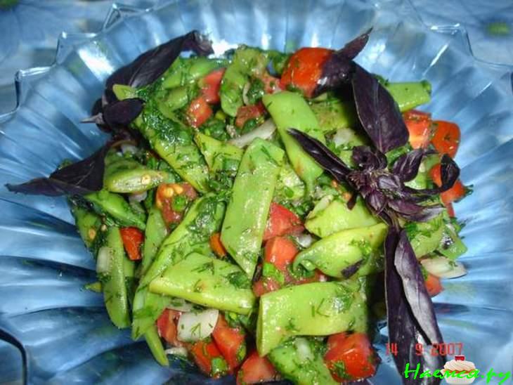 Салат со стручковой фасолью