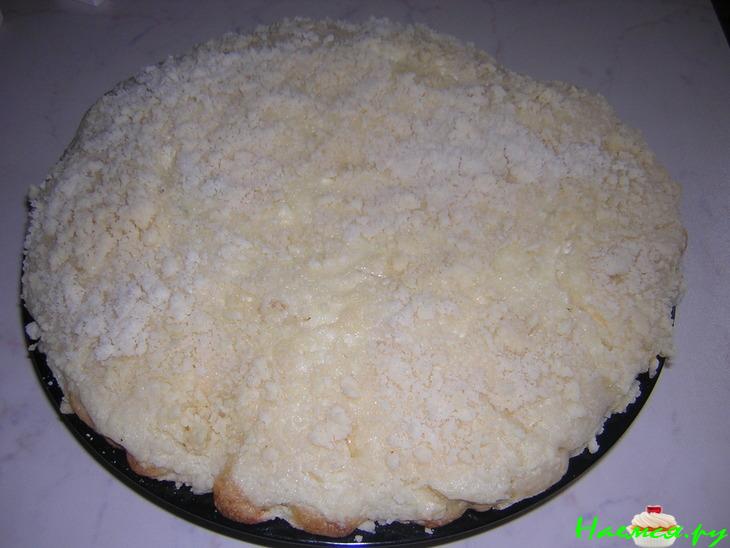 Манник с творожно-фруктовой начинкой Манник с творожно-фруктовой начинкой