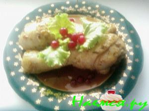 Куриные ножки в соусе из смородины