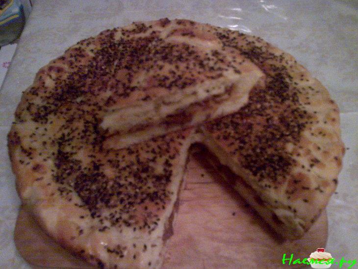 Пирог с мясом (баранина)