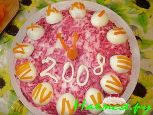 Классическая шуба- "часы"