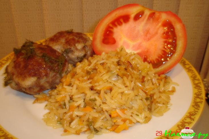 Рис с луком и морковью на гарнир Рис с луком и морковью на гарнир