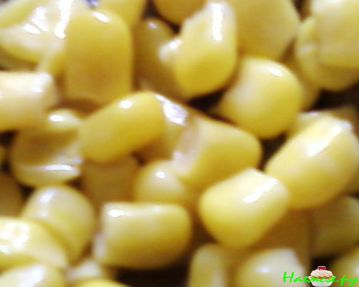 Салат "Экзотика" с грибами и крабовыми палочками