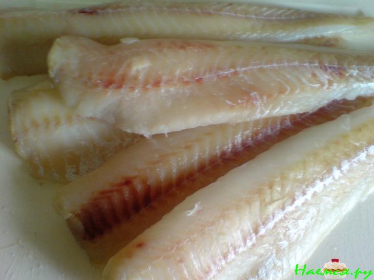 Рыба под "шубой" из шпината