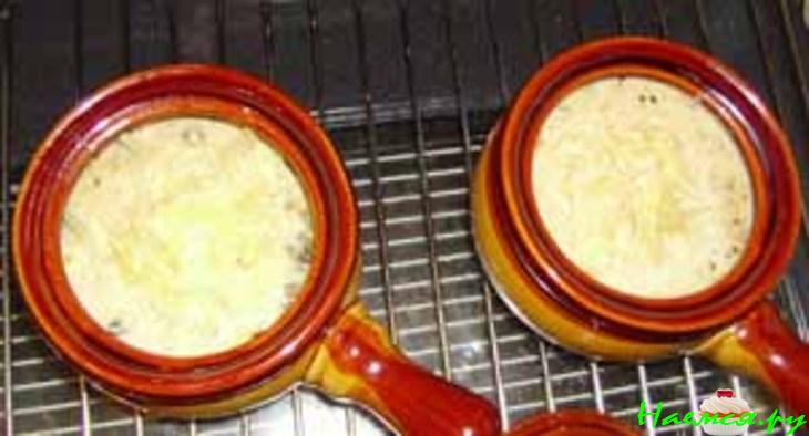 Жюльен с грибами в горшочке Жюльен с грибами в горшочке