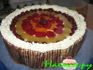 Торт "Полосатая Шарлотта"