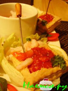 Соус "Ромеско" /в корзиночке, для креветок/