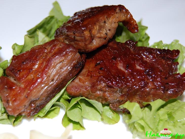 Нежное жареное мясо с хрустящей корочкой