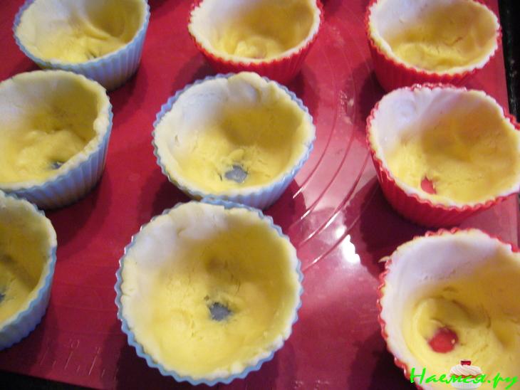 Корзиночки с белковым кремом, как в детстве