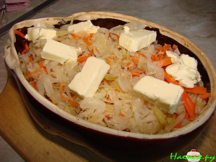 Щи из кислой капусты с потрошками