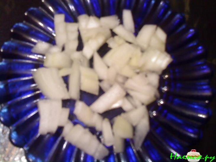 Салат из копчёной скумбрии