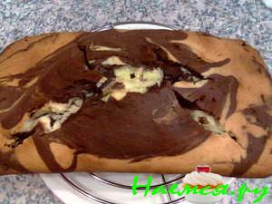 Пирог "Зебра" к чаю