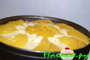 Торт "Миндально-персиковый блюз"