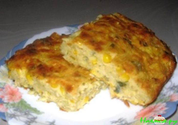 Запеканка с вермишелью и кукурузой "Обжорка" Запеканка с вермишелью и кукурузой "Обжорка"