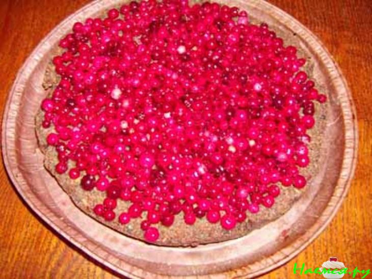 Торт шоколадно-кокосово-бручничный