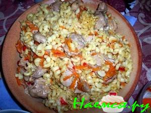 Плов с макаронами