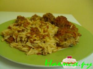 Тефтели с макарошками в духовке Тефтели с макарошками в духовке