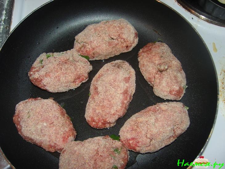 Котлеты с начинкой