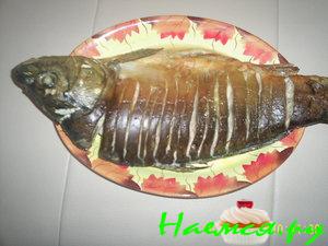 Карп запеченный с соевым соусом